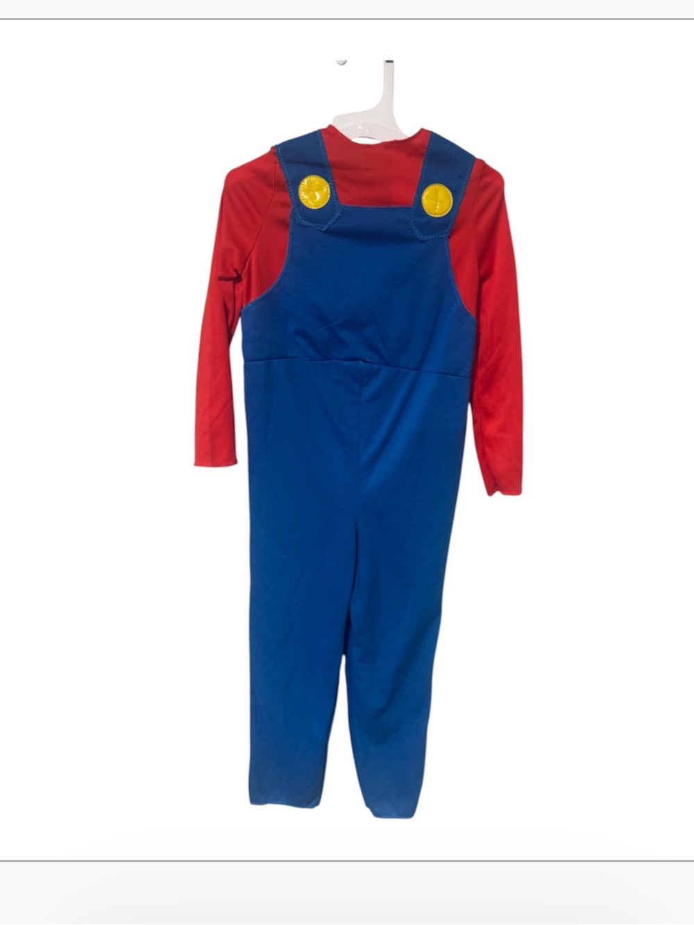 MARIO BROTHERS Mario
Halloween costume jumpsuit size 3-4T